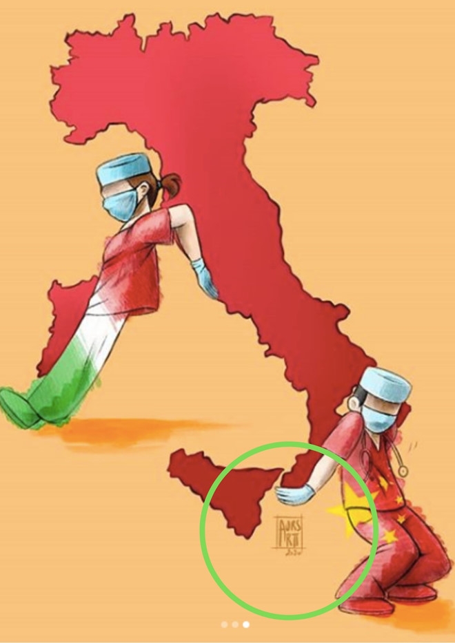 nu hoa sy to dai su quan trung quoc co tinh them duong luoi bo phi phap vao buc tranh co dong
