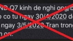 tin nhan khong dau lan truyen tren mxh tu ubnd quan 7 la tin gia