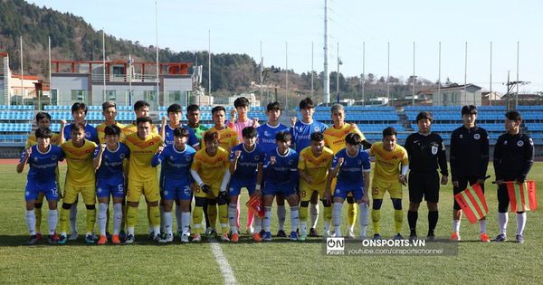 u23 viet nam 0 0 dai hoc yeongnam han quoc giao huu de phuc hoi the luc