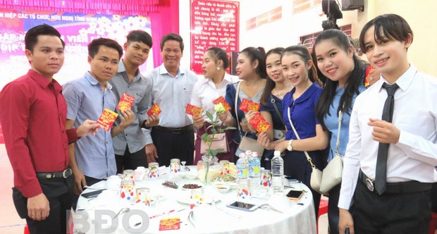 126 sinh vien lao tai binh dinh to chuc gap mat nhan tet co truyen viet nam 2020