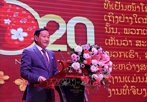 Thủ đô Vientiane tổ chức "Tết Hữu nghị Việt-Lào, mừng Xuân Canh Tý 2020" thu do vientiane to chuc tet huu nghi viet lao mung xuan canh ty 2020