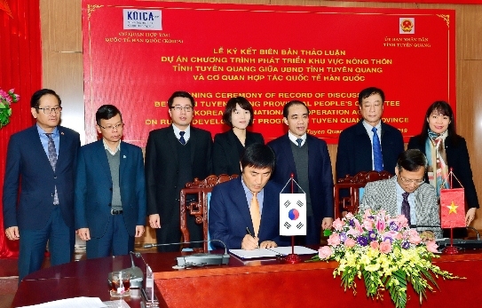 KOICA viện trợ 15 triệu USD cho “chương trình phát triển khu vực nông thôn tỉnh Tuyên Quang” koica vien tro 15 trieu usd cho chuong trinh phat trien khu vuc nong thon tinh tuyen quang