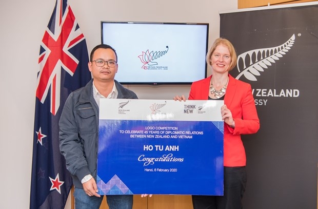Công dân Hồ Tú Anh chiến thắng cuộc thi thiết kế logo quan hệ ngoại giao giữa New Zealand và Việt Nam cong dan ho tu anh chien thang cuoc thi thiet ke logo quan he ngoai giao giua new zealand va viet nam