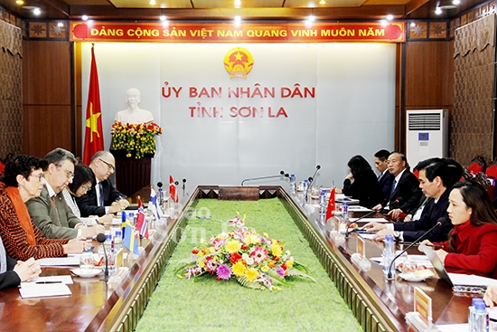 dai su cac nuoc bac au muon hop tac voi tinh son la tren cac linh vuc tiem nang loi the