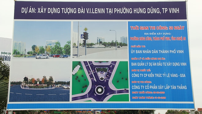 nghe an dau tu hon 8 ty xay dung tuong dai lenin tai thanh pho vinh