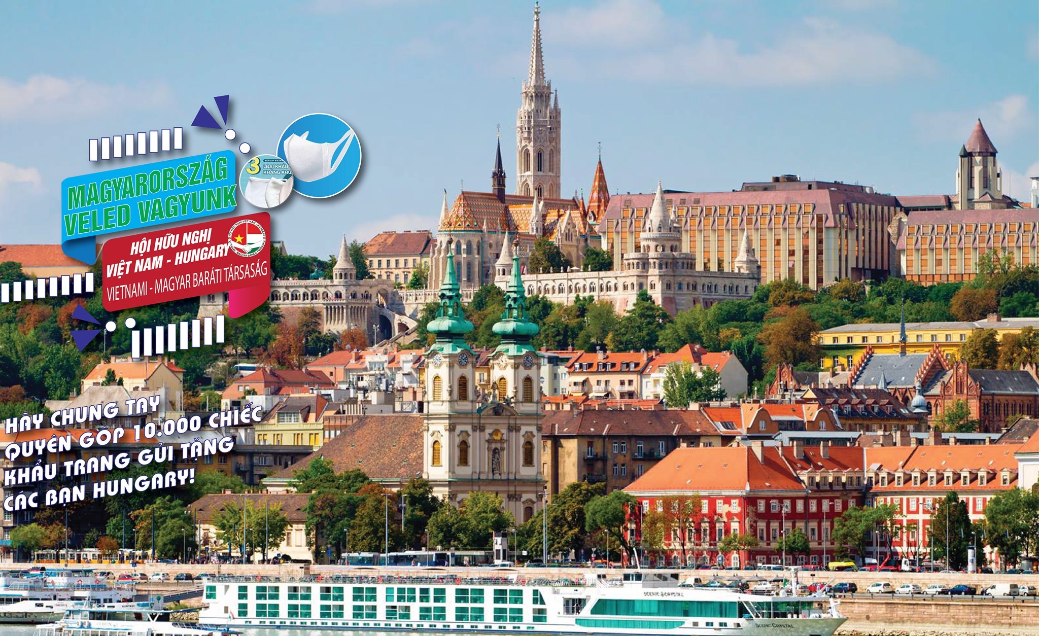 hoi huu nghi viet nam hungary quyen gop 140 trieu dong mua khau trang ung ho hungary