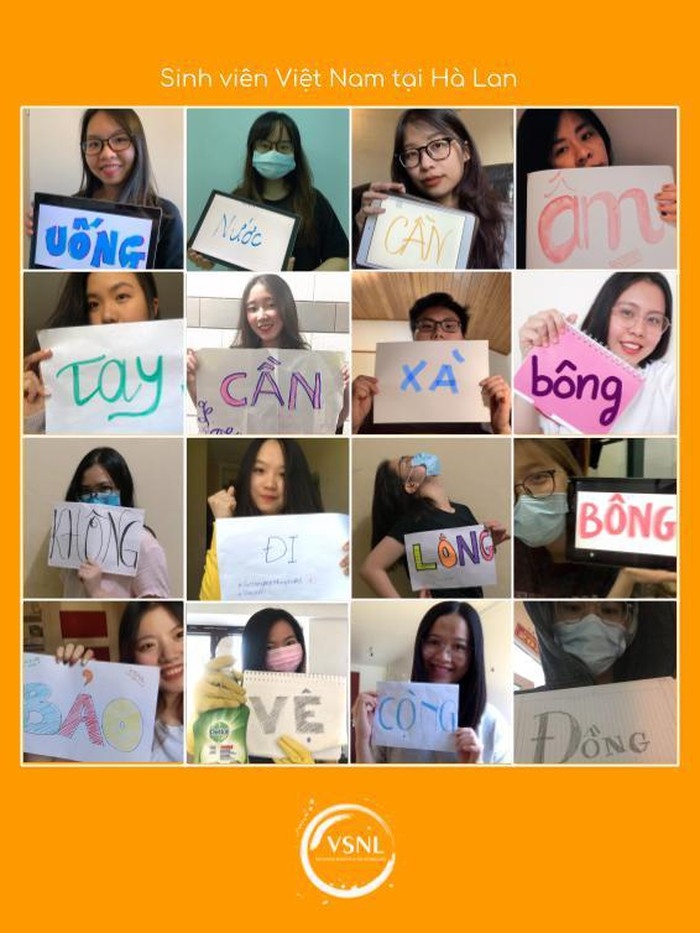 Du học sinh Việt ghép ảnh "Lan tỏa yêu thương-không sợ hãi" trước COVID-19 du hoc sinh viet ghep anh lan toa yeu thuong khong so hai truoc covid 19