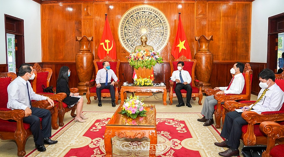 Singapore muốn hợp tác với tỉnh Cà Mau