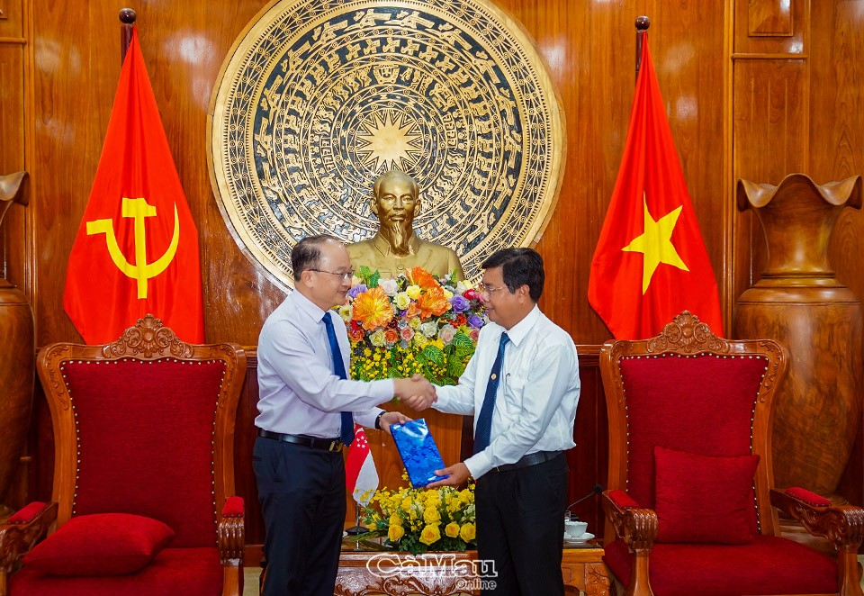 Singapore muốn hợp tác với tỉnh Cà Mau