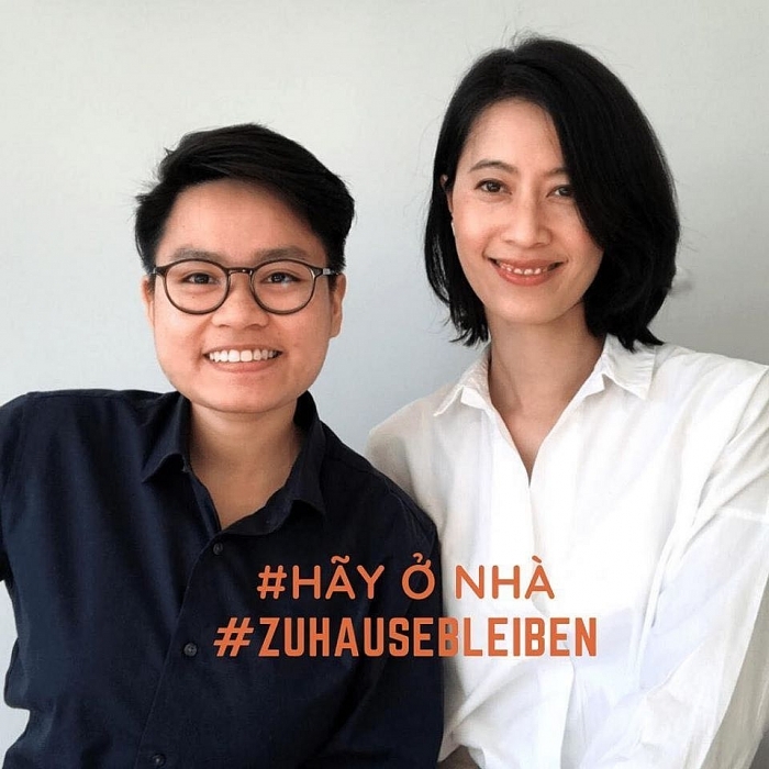 doanh nhan viet tai duc cung lap chien dich o nha de chong covid 19