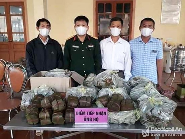 giao xu nghia thanh nghe an ung ho 600 chiec banh chung cho khu cach ly chong covid 19