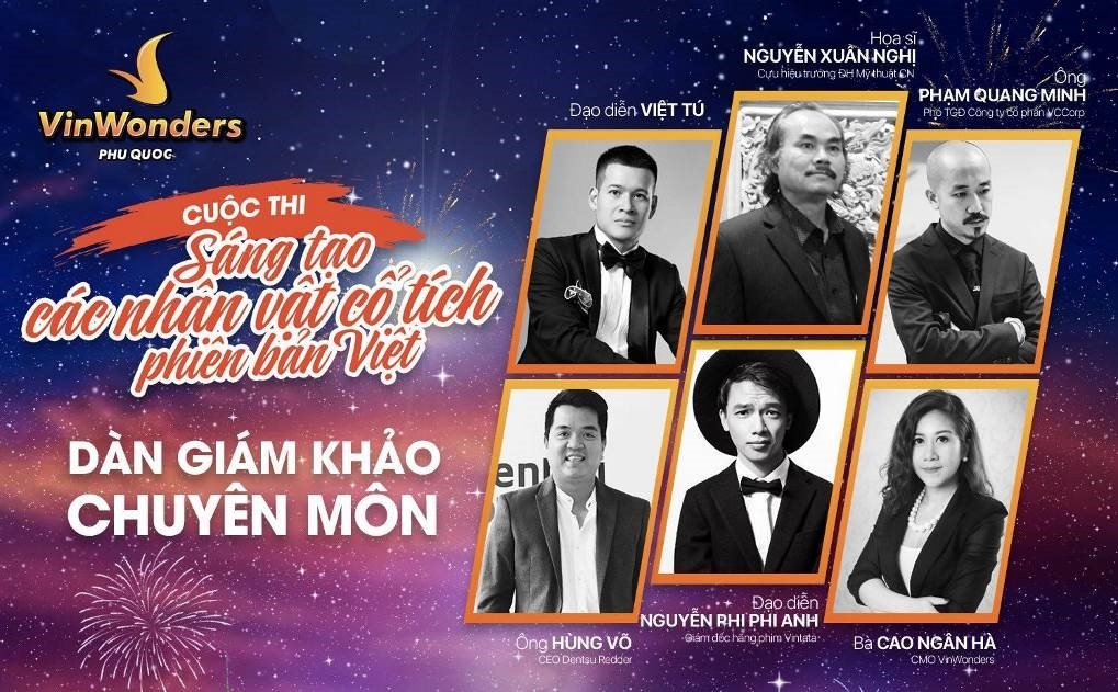 vinwonders phu quoc phat dong cuoc thi sang tao cac nhan vat co tich phien ban viet