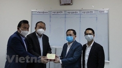 Doanh nghiệp Việt Nam tài trợ hơn 10.000 USD cùng Campuchia phòng chống dịch COVID-19
