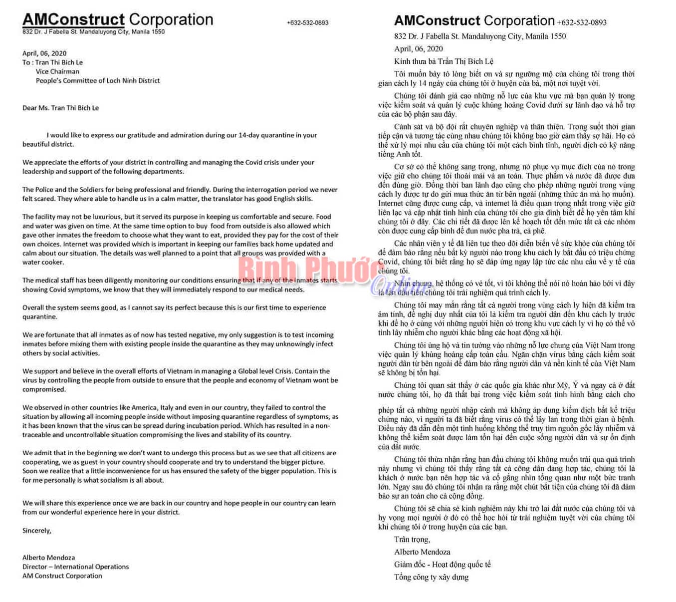 ong alberto mendoza se chia se kinh nghiem chong covid 19 cua viet nam tai phillipinese