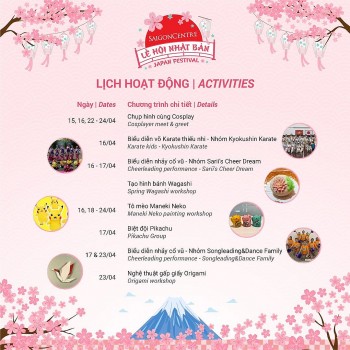 Trải nghiệm Lễ hội Nhật Bản đầu tiên tại Saigon Centre