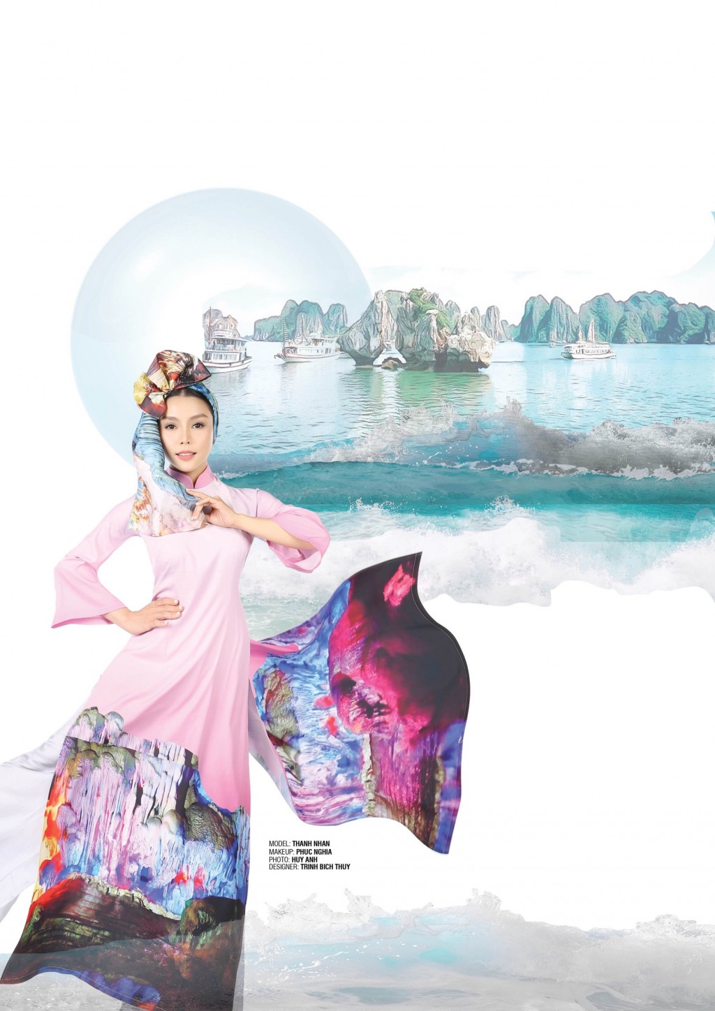 Ra mắt 20 bộ sưu tập áo dài lấy cảm hứng từ cảnh quan, thiên nhiên, con người Quảng Ninh
