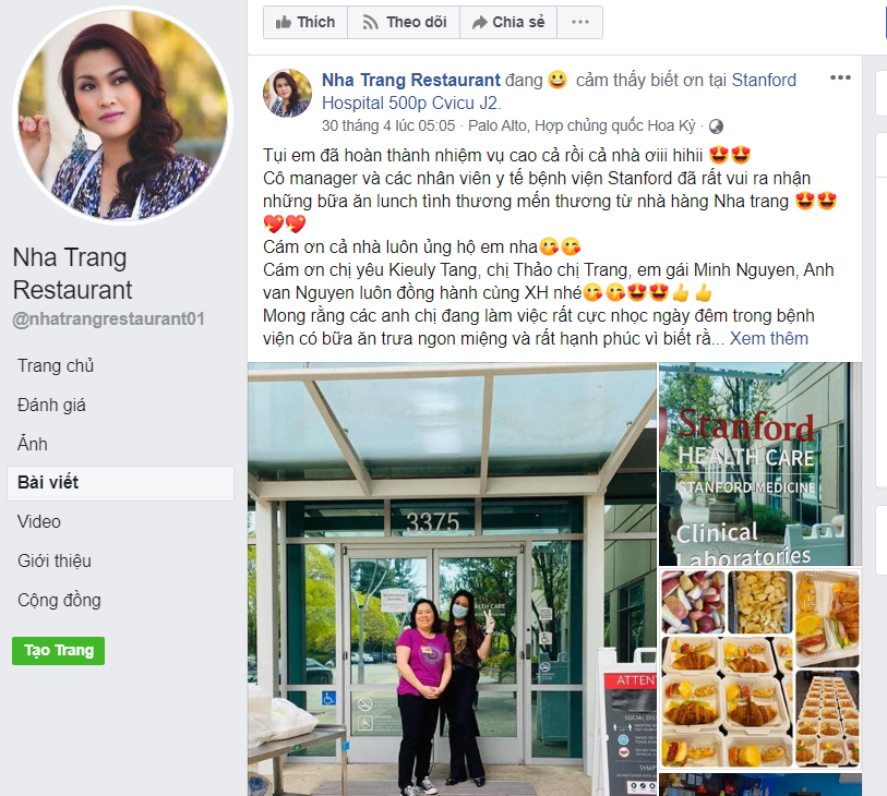 nha hang viet tai tro hang tram suat an giup cac bac si california my chong covid 19