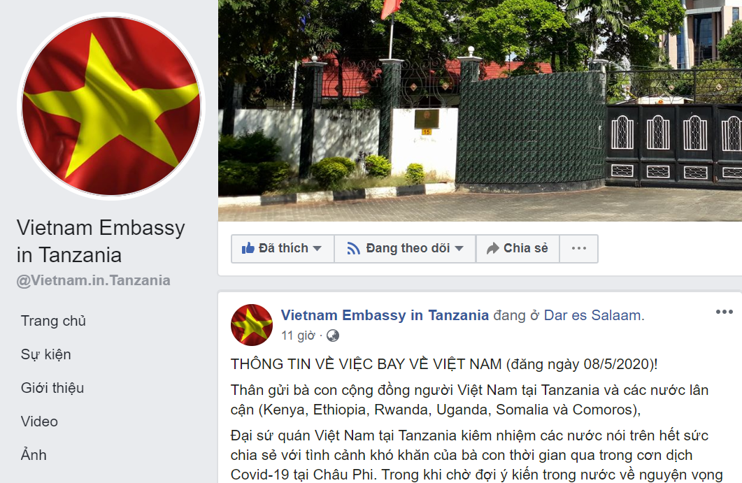 dai su quan viet nam tai tazania va vung lan can dua ra 6 luu y voi cong dan co nguyen vong ve nuoc