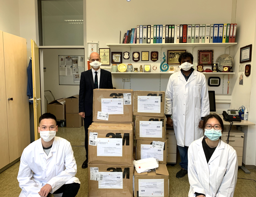 vg care tang 2000 khau trang cho vien y hoc nhiet doi dai hoc tong hop t bingen duc chong covid 19