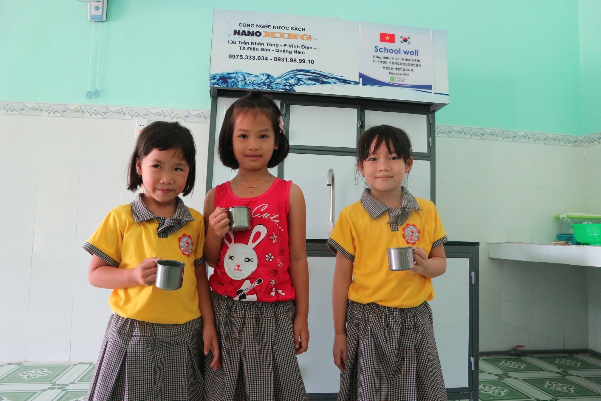 kfhi tai tro 2 he thong nuoc sach tri gia 100 trieu dong cho truong mam non huyen hiep duc tinh quang nam