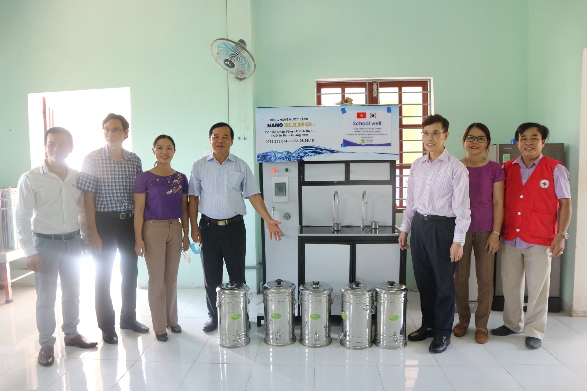 kfhi tai tro 2 he thong nuoc sach tri gia 100 trieu dong cho truong mam non huyen hiep duc tinh quang nam