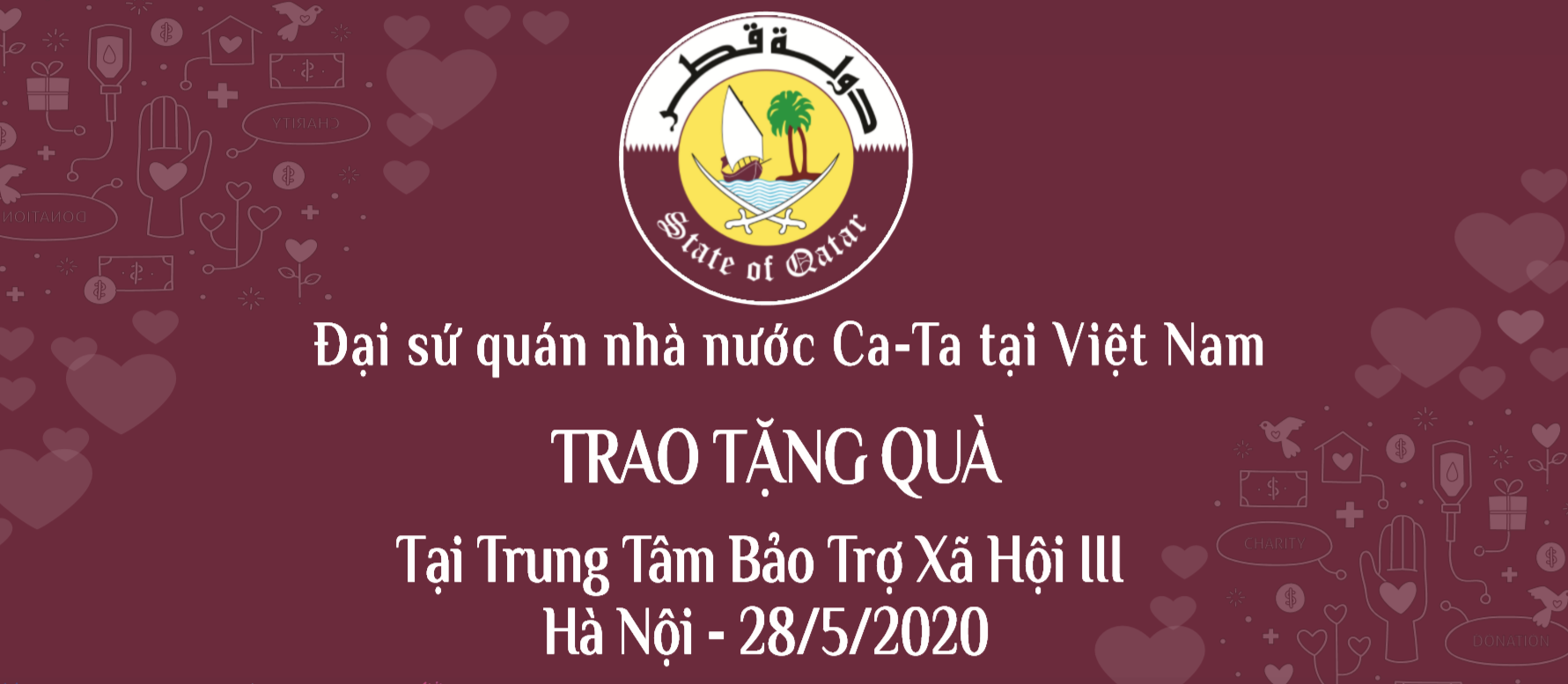 dai su qatar tai viet nam se toi tham va trao qua tai trung tam bao tro xa hoi 3 ha noi