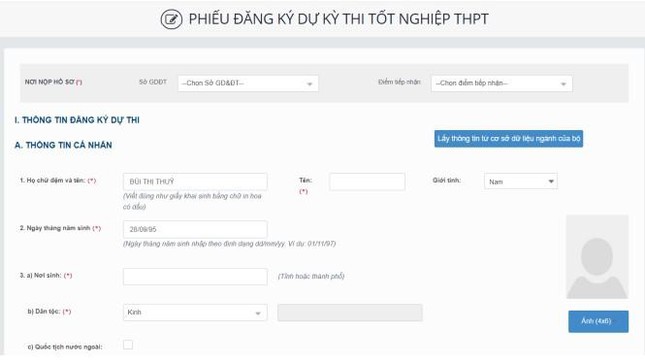 Chi tiết các bước đăng ký dự thi tốt nghiệp THPT 2022