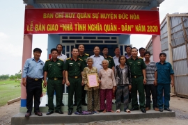 Căn nhà quân dân - Mái ấm nghĩa tình ở Long An
