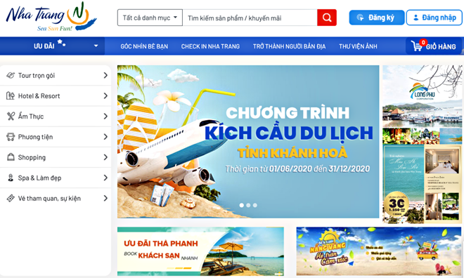 Thông tin chi tiết về chương trình kích cầu du lịch Nha Trang - Khánh Hòa được triển khai trên website. thong tin chi tiet ve chuong trinh kich cau du lich nha trang khanh hoa duoc trien khai tren website