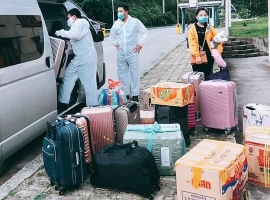 Biên phòng Nghệ An nhập cảnh, cách ly 120 du học sinh Lào trở lại học tập