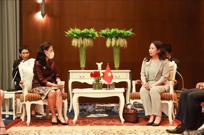 Phó Chủ tịch nước Võ Thị Ánh Xuân gặp Phó Thủ tướng, Bộ trưởng Ngoại giao Thái Lan
