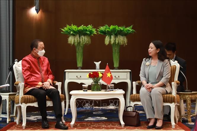 Phó Chủ tịch nước Võ Thị Ánh Xuân gặp Phó Thủ tướng, Bộ trưởng Ngoại giao Thái Lan