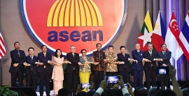 viet nam 25 nam gia nhap va nang tam vi the cung asean