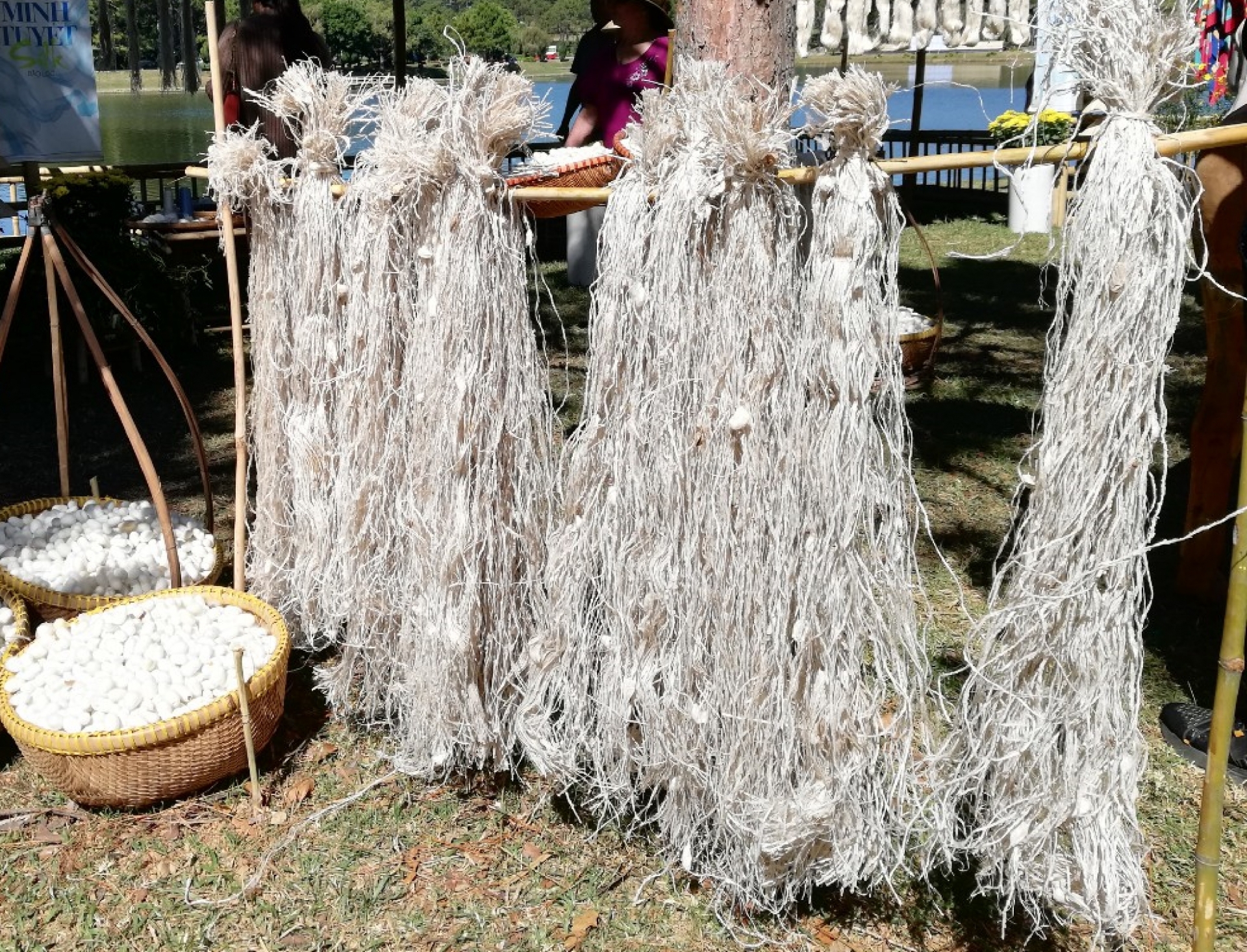cong phu nghe det dui o lang meo thai binh