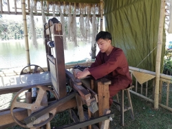 cong phu nghe det dui o lang meo thai binh