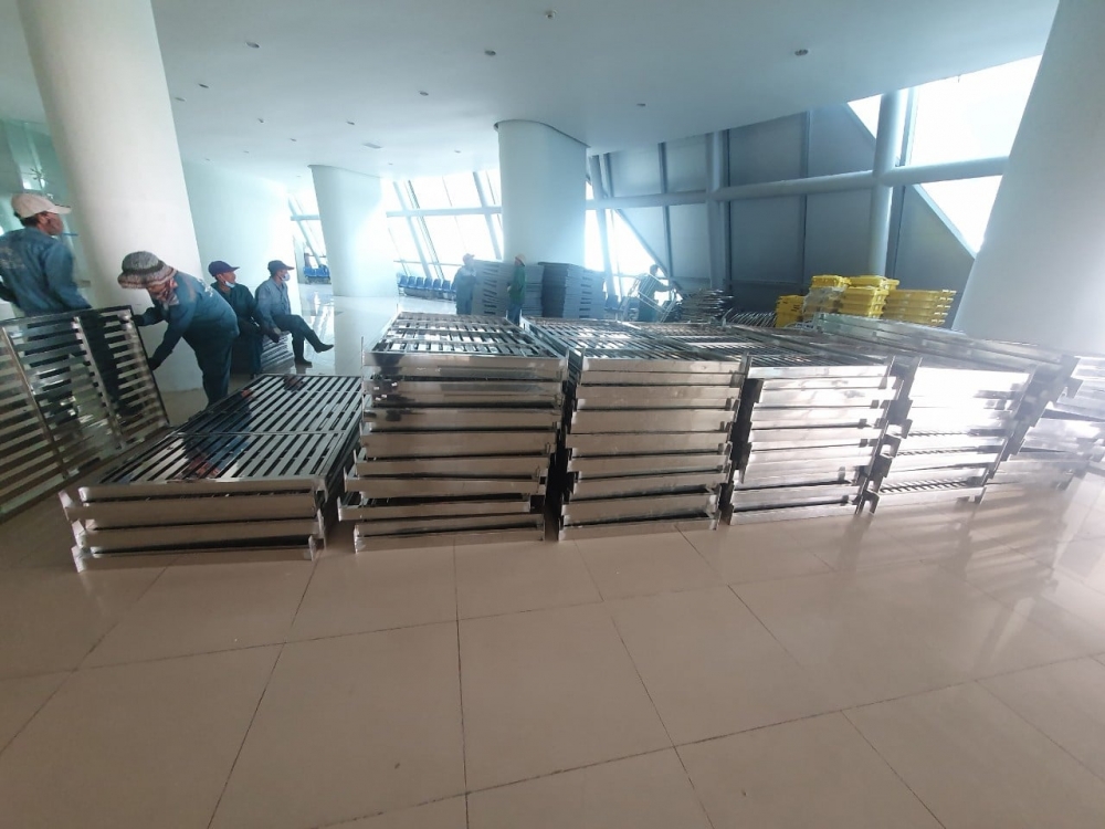 Tháo dỡ bệnh viện dã chiến Tiên Sơn ở Đà Nẵng đưa ra Hải Dương phục vụ chống dịch