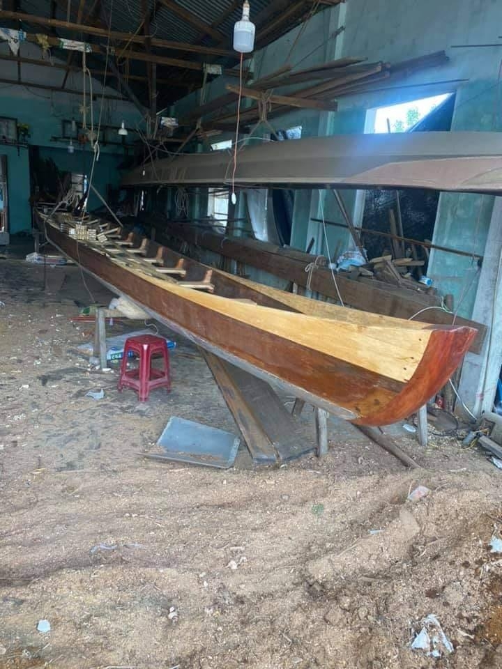 Lý Sơn rộn ràng chuẩn bị Lễ hội đua thuyền tứ linh đầu xuân Tân Sửu