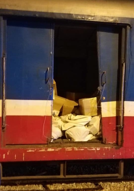 Tàu hỏa bốc cháy khi đã đến gần ga Đà Nẵng