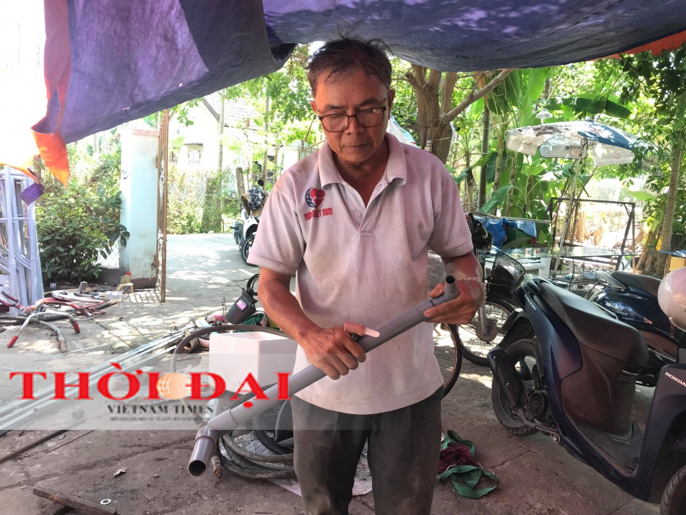 Lão nông phố cổ với niềm đam mê chế tạo máy phục vụ bà con