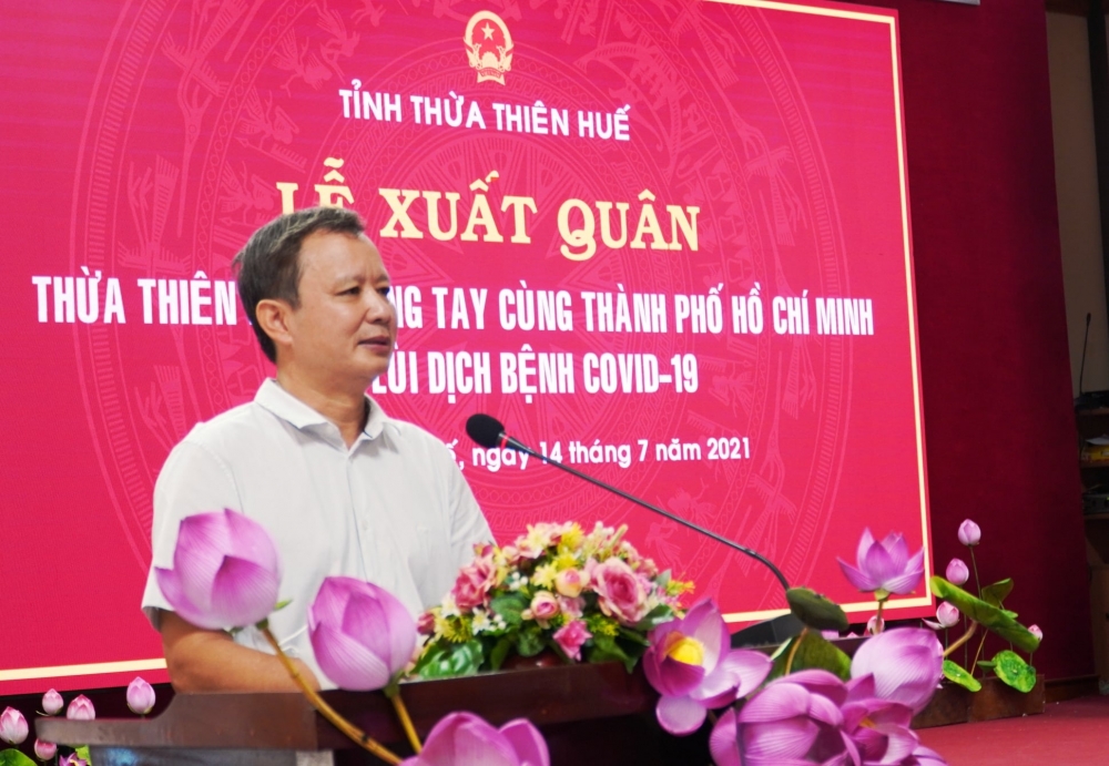 127 cán bộ, nhân viên y tế Thừa Thiên Huế chi viện các tỉnh phía Nam chống dịch COVID-19