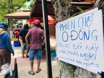 Đà Nẵng: Ấm lòng từ phiên chợ 0 đồng