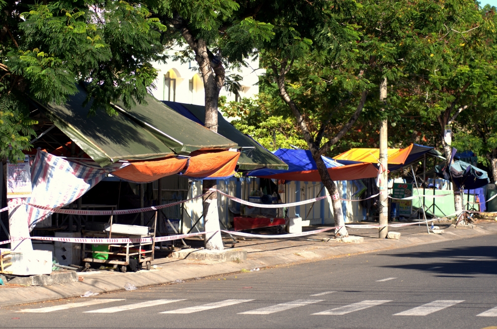 Một góc Đà Nẵng ngày đầu phong tỏa toàn thành phố