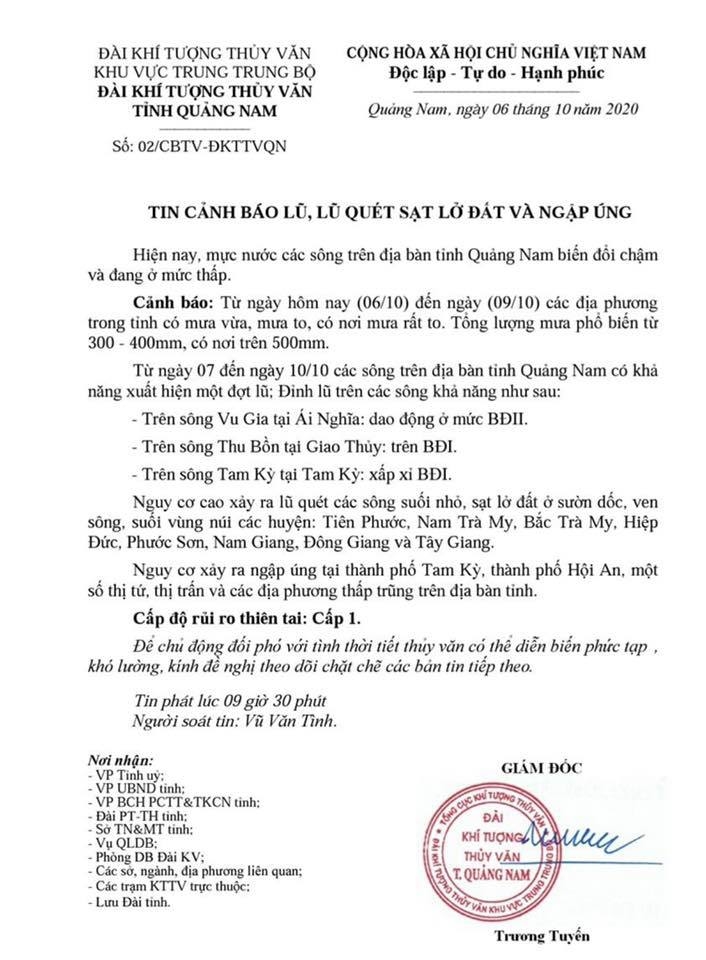 Đà Nẵng - Quảng Nam chủ động ứng phó với mưa lớn và lũ quét