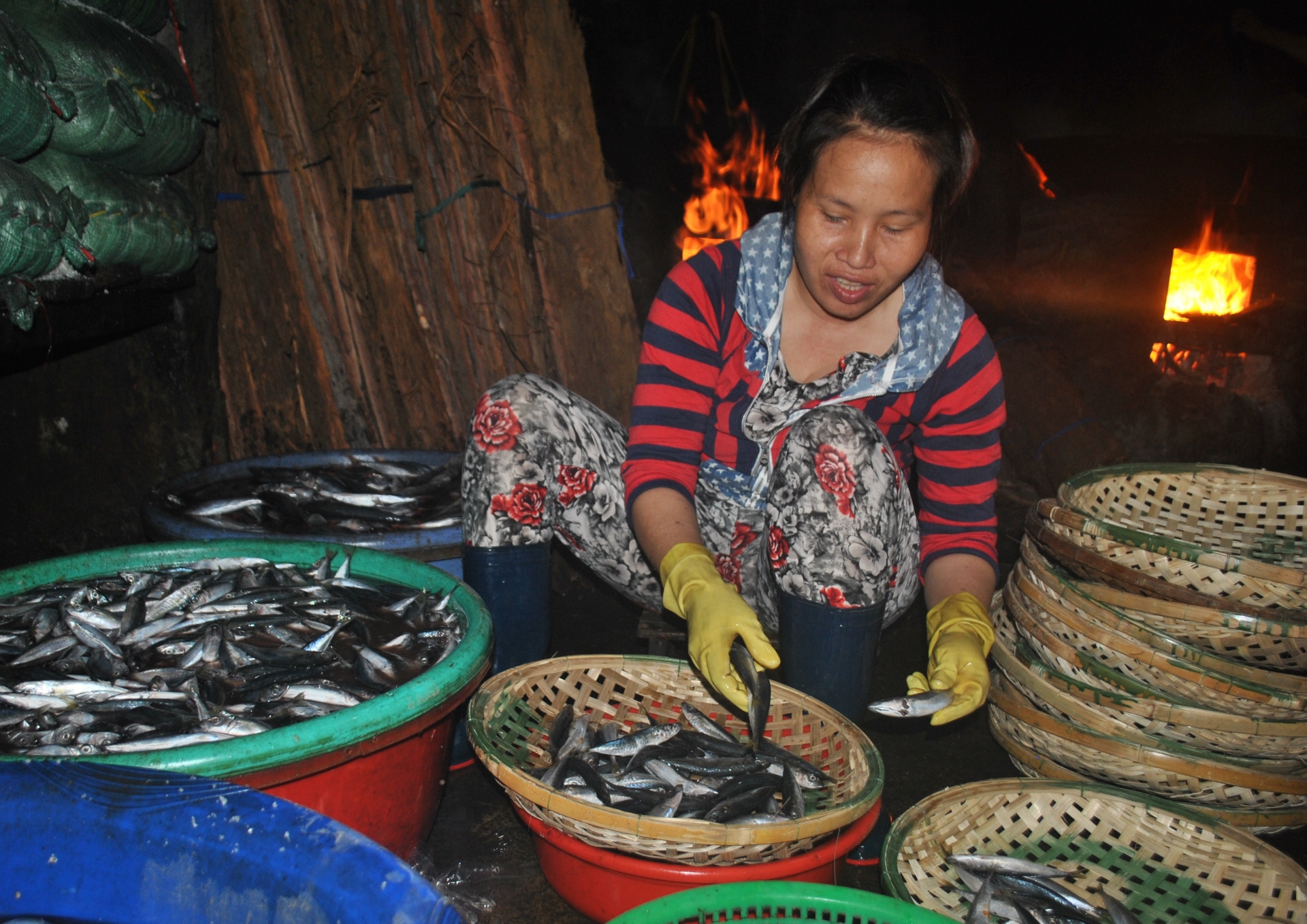 long dong nghe nang mui nhat trong cac nghe o noi cua bien mien trung