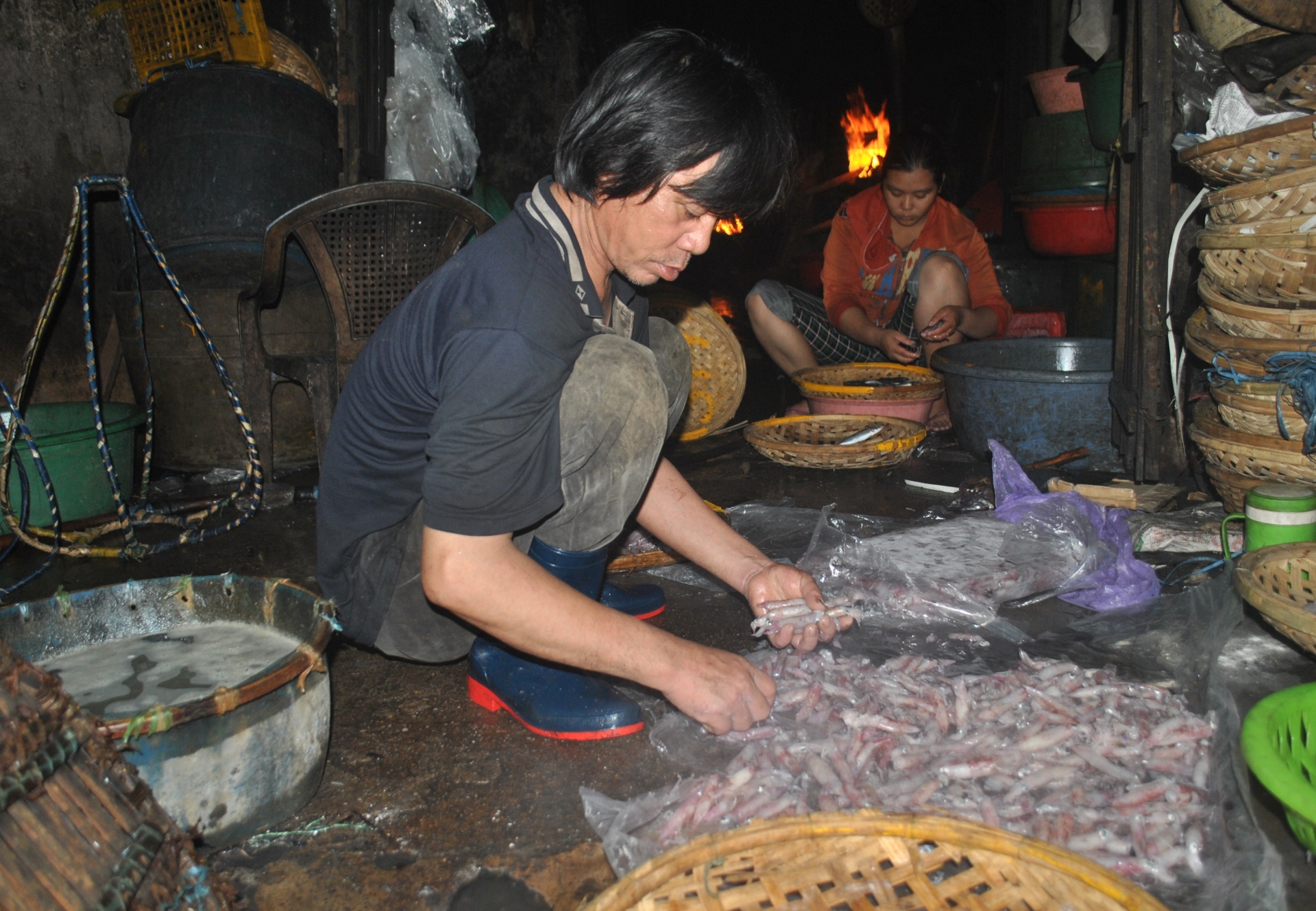 long dong nghe nang mui nhat trong cac nghe o noi cua bien mien trung