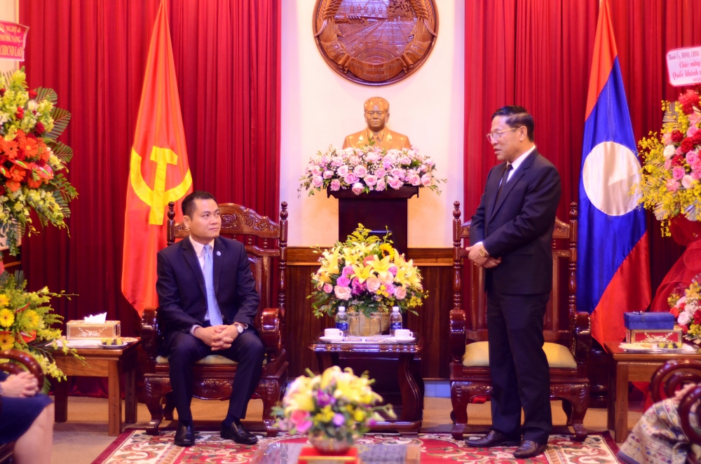 Lãnh đạo thành phố Đà Nẵng chúc mừng 45 năm Quốc khánh Lào
