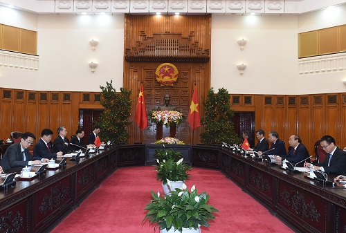 Thủ tướng Nguyễn Xuân Phúc tiếp Bộ trưởng Công an Trung Quốc