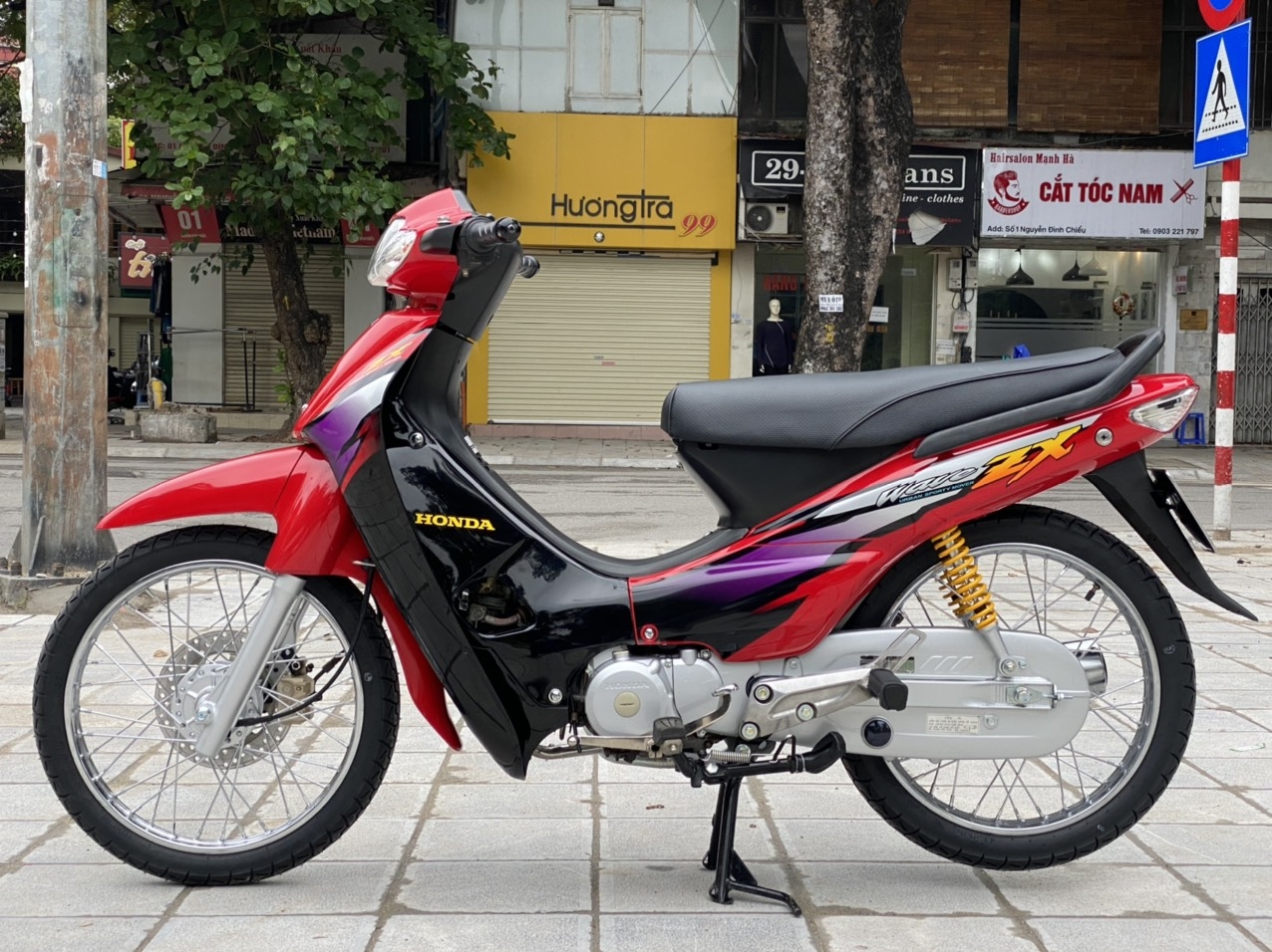 honda wave zx duoc dung nhu moi sau 15 nam