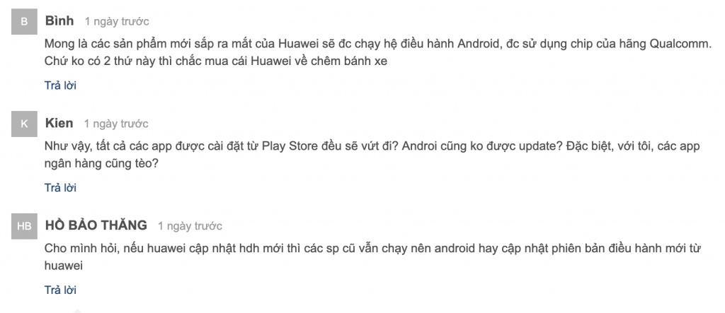 phan hoi chinh thuc tu huawei viet nam chua lam khach hang hai long