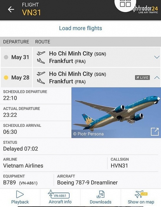 vietnam airlines thong tin them vu delay tren chuyen bay quoc te